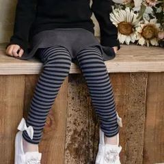 ☆ グレー ☆ 140cm ☆ Rora カエデ リボンボーダースカッツ Rora 子供服 スカート スカッツ カエデ リボンボーダースカッツ スカートパンツ フレアスカート ミニスカート キッズ 女の子 女子 カジュアル シンプル お出かけ