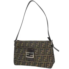 フェンディ FENDI ズッカ柄 ショルダーバッグ ワンショルダー ショルダーバッグ キャンバス ブラウン レディース 【中古】