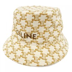 未使用 CELINE セリーヌ トリオンフ モノグラム バケットハット S