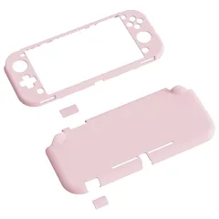 eXtremeRate PlayVital SwitchLiteに対応する保護グリップケース、ホワイトスクリーン保護フィルム＊１付き【チェリーブロッサムピンク】 0