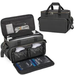 Trunab PS5 収納バッグ ps5ケース PS5/PS4/PS4 Pro/PS4 Slim/Xbox One/Xbox One X/Xbox One S/PS5用キャリーバッグ 持ち運び 1