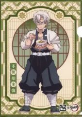 【中古】クリアファイル 不死川実弥/伊黒小芭内 ufotable描き下ろしオリジナルA4クリアファイル 「牛角×鬼滅の刃 いざ、焼肉に全集中!キャンペーン～炭治郎たちと柱集結編～」 コラボメニュー注文特典