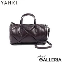 ヤーキ ボストンバッグ レディース かわいい 軽量 キルティング YAHKI バッグ ショルダーバッグ ブランド 小さめ ミニショルダー おしゃれ シンプル ロゴ ロール型 合皮 2WAY FAKE CROSSBODY BAG YH-746