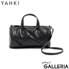 ヤーキ ボストンバッグ レディース かわいい 軽量 キルティング YAHKI バッグ ショルダーバッグ ブランド 小さめ ミニショルダー おしゃれ シンプル ロゴ ロール型 合皮 2WAY FAKE CROSSBODY BAG YH-746