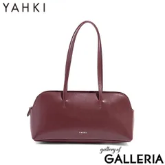 ヤーキ ハンドバッグ レディース YAHKI バッグ 軽量 小さめ コンパクト 革 レザー 肩掛け 手持ち ブランド 大人 上品 おしゃれ かわいい シンプル ボストン型 横長 横型 SOFT W FACE SHOULDER BAG YH-752