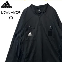 adidas　アディダス　サッカー　審判服　レフェリー　長袖シャツ　XO