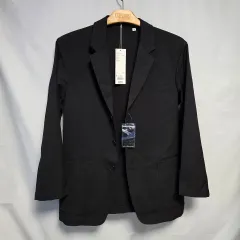 S ユニクロ U リラックスフィット テーラード ジャケット LEMAERE コラボ ジャケット ブラック #AH