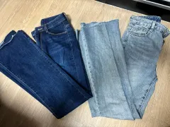 まとめ売り FLY MODEL ブーツカットズボン インディゴデニム ライトブルー