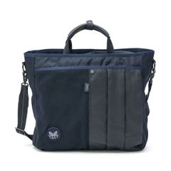 HARVEST LABEL 2WAY Brief Tote Bag, Custom Briefcase HC-0109, Men's, Custom Business, Air Force Blue
