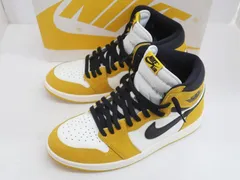 ★2405☆NIKE ナイキ AIR JORDAN 1 RETRO HIGH OG YELLOW OCHRE エアジョーダン 1 レトロ ハイ DZ5485-701 スニーカー　28㎝