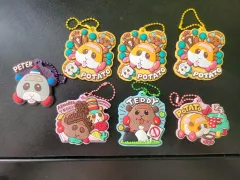 PUI PUI モルカー ラバー キーホルダー 7点セット ラバーストラップ