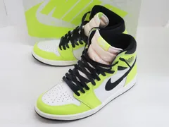 ★2374☆NIKE ナイキ AIR JORDAN 1 RETRO HIGH OG VOLT エアジョーダン 1 レトロ ハイ 555088-702 スニーカー　美品　28㎝