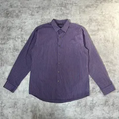 Van Heusen Studio パープルストライプ スリムフィットシャツ