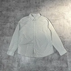 90s Goodfellow & Co. 海外古着 花ドット柄シャツ　XL