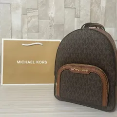 早い者勝ち！訳あり新品 MICHAEL KORS バックパック シグネチャー柄
