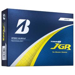 BRIDGESTONE TOUR B JGR 2025 Golf Balls, White, Pack of 12, J5WX 1