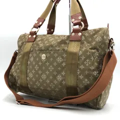 【美品】russet ラシット モノグラム 2way トートバッグ ショルダー 茶系