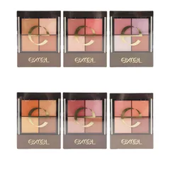 excel エクセル リアルクローズシャドウ [6種類から選べる] 3.5g アイメイク アイシャドウ 4色 メイクアップ パウダー[定形内郵便]