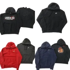 古着卸 まとめ売り ナイキ NIKE スウェット 7枚セット (メンズ S ) スウォッシュロゴ ワンポイント フーディー クルーネック 中古 ND0893