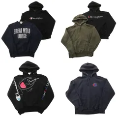 古着卸 まとめ売り チャンピオン Champion リバースウィーブ スウェット 6枚セット (メンズ S ) フーディー カレッジ風 ロゴ 中古 ND0946
