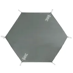 DOD(ディーオーディー) ワンポールテントS用グランドシート 260cm×220cm GS3-561-GY グレー