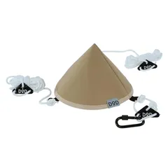 DOD(ディーオーディー) トンガリハット ワンポールテン waterproof タン タープ連結 【カラビナ&ロープ付】 TG1-768-TN