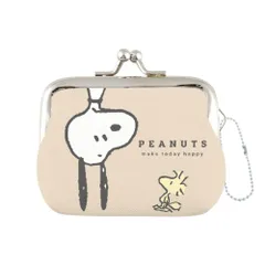 ☆ スヌーピーベージュ ☆ キャラクター がま口コインケース コインケース がま口 キャラクターコインケース 小銭入れ ミニがま口コインケース がま口コインケース 財布 サイフ さいふ かわいい 小物入れ ポーチ アクセサリーケース がま口ケース おしゃれ