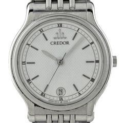 セイコー SEIKO クレドール 2J81-5000 腕時計 SS YG ダイヤモンド