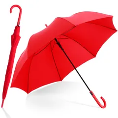 【新着商品】UVカット ワンタッチを自動的に開く 超軽量 ジャンプ傘 シェーディング率は99％以上 丈夫 超撥水 おしゃれ 長傘 晴雨兼用傘、全長約89cm、親骨約63.5cm、直径約122cm、重量約450g レディース