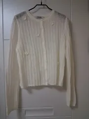 Jucy Judy フラワーカーディガン アイボリー