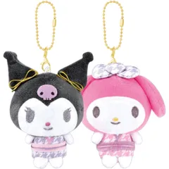 ☆ 和風マイメロディ＆クロミ ☆ ニコぬいキーホルダー キャラクター ニコぬいキーホルダー キャラクター かわいい 可愛い マスコット おしゃれ グッズ 通学 ギフト 贈り物 雑貨 ストラップ 子供 こども 子ども 小学生 ぬいぐるみ 中学生 キッズ