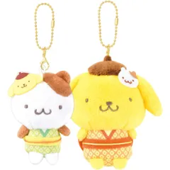 ☆ 和風ポムポムプリン＆マフィン ☆ ニコぬいキーホルダー キャラクター ニコぬいキーホルダー キャラクター かわいい 可愛い マスコット おしゃれ グッズ 通学 ギフト 贈り物 雑貨 ストラップ 子供 こども 子ども 小学生 ぬいぐるみ 中学生 キッズ