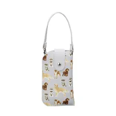 ☆ メニードッグ ☆ フラットメガネケース メガネケース ストラップ 眼鏡ケース おしゃれ サングラスケース ケース フェイク レザー 合皮 めがねケース フラットメガネケース かわいい 敬老の日 母の日 父の日 プレゼント 贈り物 小物 雑貨 生活雑貨