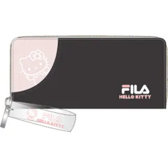 ☆ キティポケットBK ☆ FILAxSANRIO 長財布 サンリオ 長財布 sanrio フィラ FILA 財布 ラウンド長財布 お財布 さいふ サイフ 大人 女子 子供 キッズ 女の子 長サイフ なが財布 ロングウォレット かわいい キャラクター