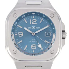 【新品】ベル&ロス BR05 GMT スカイブルー BR05G-PB-ST/SST SS 自動巻のサムネイル