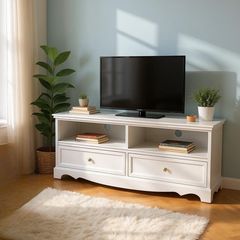 幅110cm【新品】アンティーク風 テレビ台 クラシカル クリスタル調