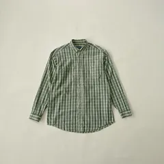 90s Patagonia ポルトガル製　オーガニックコットン チェックシャツ 長袖ワークシャツ メンズ M 旧タグ USA古着　M2537