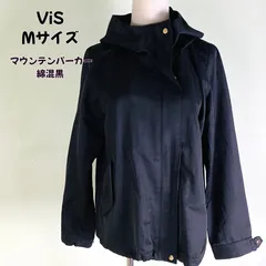 💛2／2～15　バレンタインＳＡＬＥ20％ＯＦＦクーポン配布中！💛【良品】ViS ビス マウンテンパーカー M 黒 綿混