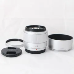 【極美品、おまけ付き】LUMIX G 25mm/F1.7 ASPH. シルバー パナソニック LUMIX G 25mm F1.7 ASPH. [H-H025S] シルバー | 交換レンズ