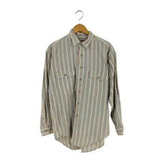 バナナリパブリック BANANA REPUBLIC 80s キャンデイストライプシャツ メンズ import：M 