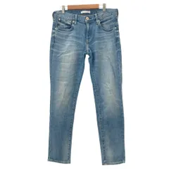 美品 RED CARD レッドカード Anniversary 25th アンクル スキニー デニムパンツ E25506 W25 ブルー レディース 古着 中古 USED