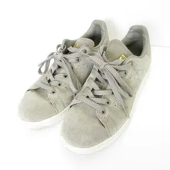 良品 adidas Originals アディダスオリジナルス STAN SMITH スタンスミス スエード ローカット スニーカー BB0038 23cm グレー レディース 古着 中古 USED