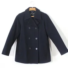 59【極美品】イーストボーイ ピーコート 11 ネイビー 紺 L スクールコート 通学 女子中学生 女子高校生 EASTBOY ★使用感少ない美品★