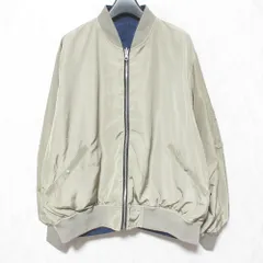 美品 24SS Sonny Label サニーレーベル アーバンリサーチ リバーシブルオーバーMA-1 ブルゾン LA44-27T801 サイズF ベージュ ネイビー レディース 古着 中古 USED