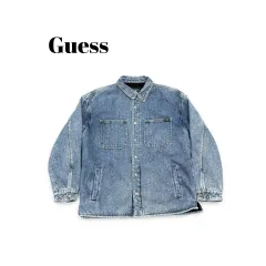 GUESS デニム シャツジャケット 起毛