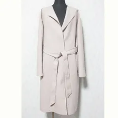 美品 Apuweiser-riche アプワイザーリッシェ リバーコート 21120590 サイズ1 ピンクベージュ レディース 古着 中古 USED