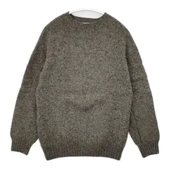 JOHN TULLOCH ウール スコットランド製 セーター ニット グレー レディース ジョンタロック【中古】5-1204T∞