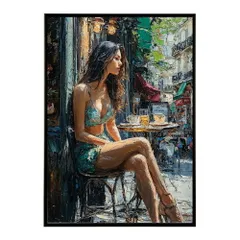 B2サイズ（約51x73cm）】【lm-poster-2857】【フレーム付き】カフェに