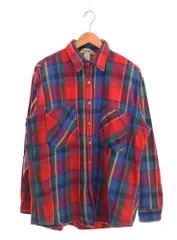 US US古着 80s stjohn'sbay ネルシャツ Made in USA 80's セントジョンズベイ USA製 ヘビネル 長袖シャツ マルチカラー Lサイズ 103MT-3544