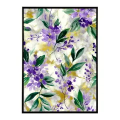 【A3サイズ（約30×42cm）】【lm-poster-310】【フレーム付き】フラワーポスター 北欧風 花柄 アートプリント 壁掛け リビング 玄関 寝室 壁飾り カフェ風 アートパネル